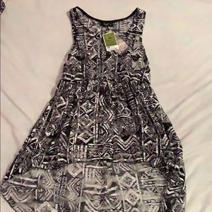 Black & White Lace Tank Top